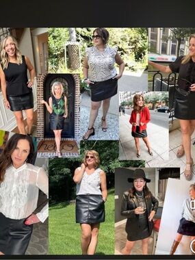 Cabi Jett Skort - amazing soft, faux leather